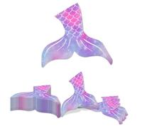 Kotkiddy 20 Piece Mermaid Party Napkins Mermaid Tail Paper Napkin 5 x 5 Inch Mermaid Party Items Disposable Cocktail Napkins Under The Sea Fun