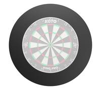 KOTO - 4pcs. Surround (13.5cm) Black, Dart Board Surround Ring, Economical & Durable Surround, Prevents Damage to Both Walls & Dart Tips, Darts