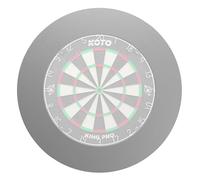 KOTO - 4pcs. Surround (13.5cm) Grey, Dart Board Surround Ring, Economical & Durable Surround, Prevents Damage to Both Walls & Dart Tips, Darts