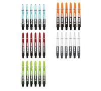 KOTO darts Shafts Collection Short, 30 Shafts, Nylon Shafts Multicolor