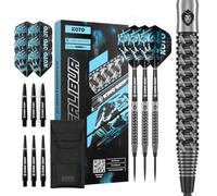 KOTO - Excalibur, 21 G, 90% Tungsten, Black & Silver, Steel Tip Darts Set