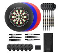 KOTO - King Pro 360 Dartboard & Surround, Blue, Sisal, Staple-Free