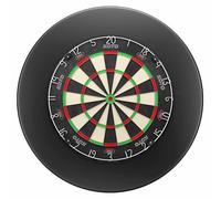 KOTO - King Pro 360 Dartboard & Surround, Brazilian Sisal, Black, Draaibaar