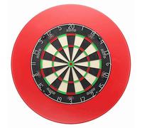 KOTO - King Pro 360 Dartboard & Surround, Brazilian Sisal, Red, Draaibaar