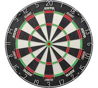 KOTO - King Pro 360 Professional Dartboard, Rotating Number Ring, Official Tournament Size Sisal and Ultra-Thin Wire
