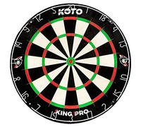 KOTO - King Pro Dart Board, Official Tournament Size, Steel Tip Darts Board, Ultra Thin Wire, Complete Professional Dartboard