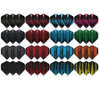 KOTO - Standard Flight Collection, 48 Dart Flights, 16 Sets, Multi, 15G