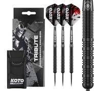 KOTO - Tribute Darts 18 Gram, Black, Incl. KOTO Flights, Shafts & a Dart Case