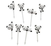 Kotobuki Food Picks for Bento Boxes, White Pandas