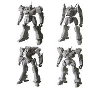 Kotobukiya Armored Core Structure Arts Non-Scale Plastic Model Kit Series Vol. 1 All 4 Types Box Non-Scale Plastic Kit