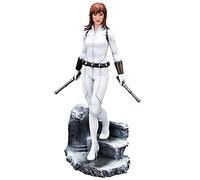 Kotobukiya Marvel Universe ARTFX Premier PVC Statue 1/10 Black Widow White Costume Limited Edition 21 cm, Multicoloured,MK366