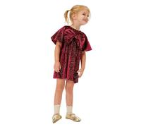 Koton Baby Girls' Dress with Bowtie Short Sleeve Glitter Detail, BORDEUX (467), 2-3 Years