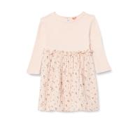 Koton Baby Girls Floral Printed Dress Crew Neck Long Sleeve Dress, Beige(050),