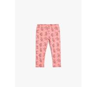 Koton Baby Girls' Minnie and Mickey Mouse Leggings Licensed Ribbed Cotton, Pink Design(2D7), 12-18 Months