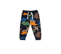 Koton Babyboys Dinosaur Jogger Sweatpants Drawstring Brushed Interior Cotton Sweatpants, Navy Design(7D0),