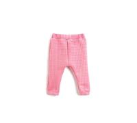 Koton Babygirl's Quilted Jogger Sweatpants Elastic Waistband, Pink (274), 6-9 Months