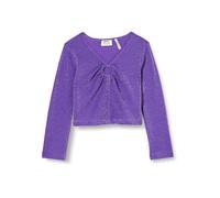 Koton Crop Blouse Long Sleeve Front Shirred Gleamy V Neck Slim Fit Blouse,