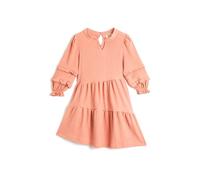 Koton Girls's Dress Long Sleeve Ruffled Elastic Cuffs, Pink (274), 6-7 Years