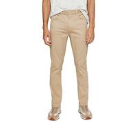 Koton Men's Basic Gabardine Trousers Slim Fit Buttoned Pocket Detailed Pants, Camel (100), 30