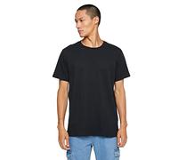 Koton Men's Basic T-Shirt Crew Neck Short Sleeve Cotton, Schwarz (999), S