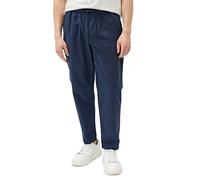 Koton Men's Linen Blend Trousers Drawstring Pocket Detailed, Navy (711), 28