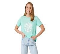 Koton Women's Crew Neck Short Sleeve Printed T-Shirt, Grün (786), M