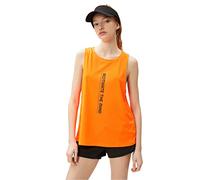 Koton Women's Cut Out Back Printed Sports Tank top Shirt, Neon Orange (Ny3), S