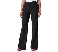Koton Women's Flare Leg Kumaş Trousers High Rise Shorts, Black (999), 14