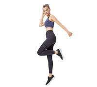Koton Women's High Rise Stitch Detail Sport Leggings, Anthracite (930), M