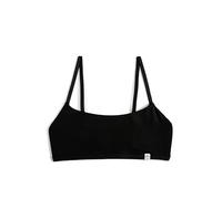 Koton Women's Padded Viscose Strappy Non Wired Bra, Black(999), XL