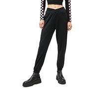 Koton Women's Pocket Detail Jogger Sweatpants, Black (999), L