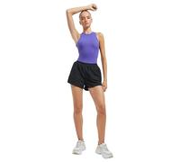 Koton Women's Ribbed Sleeveless Halter Neck Sport Bra Shirt, LILA (352), S