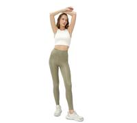 Koton Women's Waist Pocket Detail Sport Leggings, Khaki(883), S