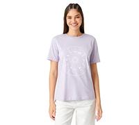 Koton Women's Zodiac Printed T-Shirt Short Sleeve Crew Neck, Purple (377), XS