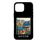 Kotor Montenegro Adriatic Coast Travel Art Case for iPhone 16 Pro Max
