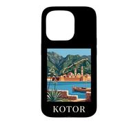 Kotor Montenegro Bay Coastal Travel Design Case for iPhone 15 Pro