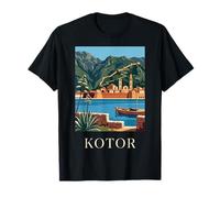 Kotor Montenegro Bay Coastal Travel Design T-Shirt