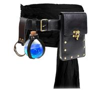 KOTORA Renaissance Costume Pirate Sash Bandana Corset Waistband Belt Pouch Purse Skirt Hike Steampunk Medieval Halloween Sets