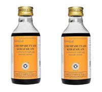 Kottakkal ayurveda® Chemparuthyadi Kera Tailam 400 ml Pack of 2