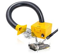 KOTTO Soldering Smoke Absorber, Electric Iron Welding Fume Extractor Soldering Smoke Absorber Remover DIY Fume Extractor Filter with Strong Suction