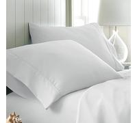 Kotton Culture Set Of 2 Pillowcases Egyptian Cotton, 800 Thread Count Envelope Closure Pillow covers Standard Size 50 X 75 cm, Soft and Breathable - White
