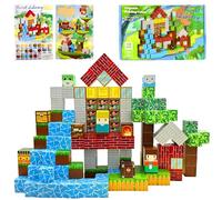 Kottwca 150 PCS Magnetic Blocks, Magnetic Building Blocks, Magnet Construction Cubes Educational Toys, Christmas Birthday Gifts for Kids Age 3 4 5 6 7 8 9 10, Boys & Girls Stacking Toy