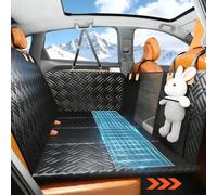 Kottwca Back Seat Extender for Dogs, Car Seat Cover with Hard Bottom - Supports 330lb, Waterproof Car Dog Hammock Nonslip BackSeat Cover, Foldable Rear Seat Protector for Truck SUV