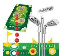 Kottwca Kids Toy Golf Club Set, Toddler Golf Set with 9 Balls, 1 Putting Mat, Cornhole Board, 3 clubs, 3 Tees, 3 Holes and 1 Bag, lndoor Outdoor Sports Toys Kids Golf Set Gifts for Boys Girls Aged 3-9