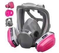 Kottwca Respirator Mask Face Cover, Reusable Respirator Gas Mask with Filters 60921 & 2097, Safety Paint Dust Masks Anti Fog Against for Spray Paint Chemicals Polishing Welding Sanding