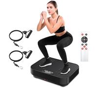 Kottwca Vibration Plate Exercise Machine, Upgraded Fitness Vibrating Trainer With Remote Control, Lymphatic Drainage Busy Body Vibration Board for Weight Loss Workout Fitness Platform Holds Up 330 Lbs