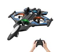 Kouamor 2.4GHz Remote Control Airplane for Kids, EPP Foam RC Plane with 2 Speed Modes & Auto-Hover, 10min Flight Time, 100m Range - Ideal Beginner Flying Toy with USB Charger for Boys & Girls (Blue)