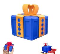 Kouamor 4 Colors Annoying Present, Prank Gift Box, Tabletop Ornament, For Christmas, Desk, Birthdays, Office, Home Decor (A)