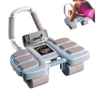 Kouamor 42 * 36 * 24cm Newest Abdominal Wheel Roller, Ab Roller, Abs Workout Equipment, Blue