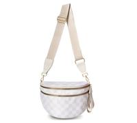 Kouamor 6 Colors Crossbody Bags for Women, Handbags & Shoulder Bags with Adjustable Wide Strap, Crossbody Purse Cross Body Bag Chest Bag for Ladies Girls Travel Shopping Work Daily Use (Beige)